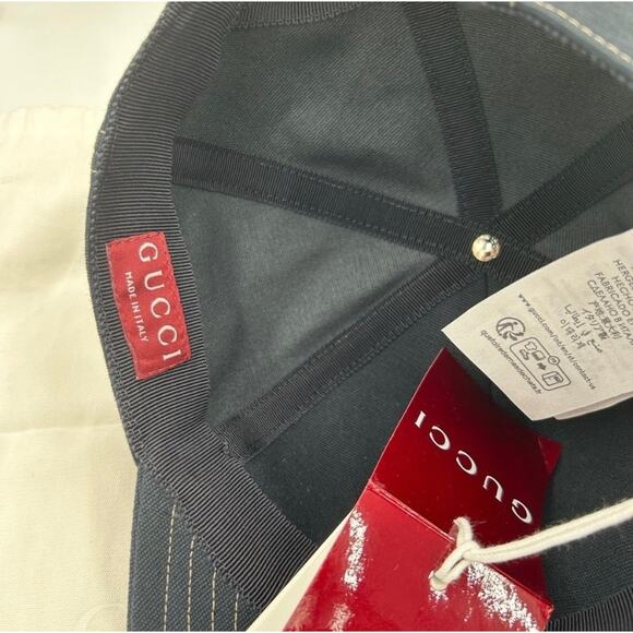 Unisex, Gucci, cotton baseball camp size small adjustable  display picture 3